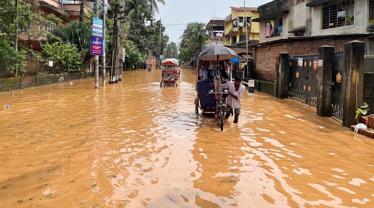 Waste and clogged drains: A week’s rainfall brings Guwahati to its knees | North East India News