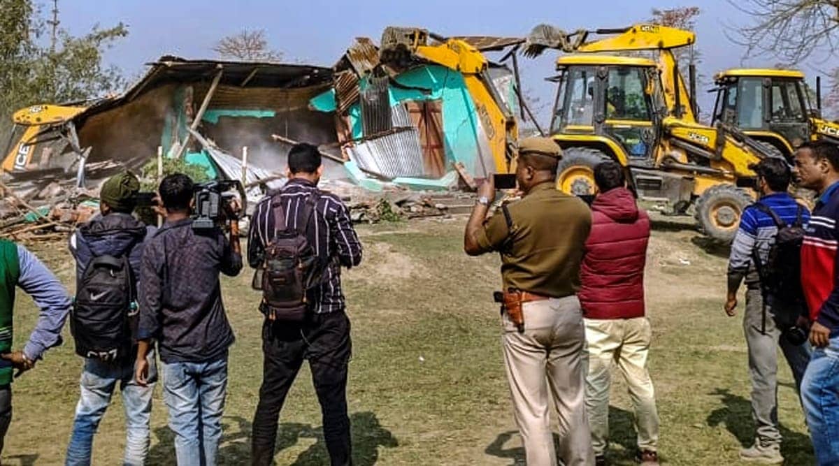 Eviction drive continues for second day in Assam’s Sonitpur | North East India News