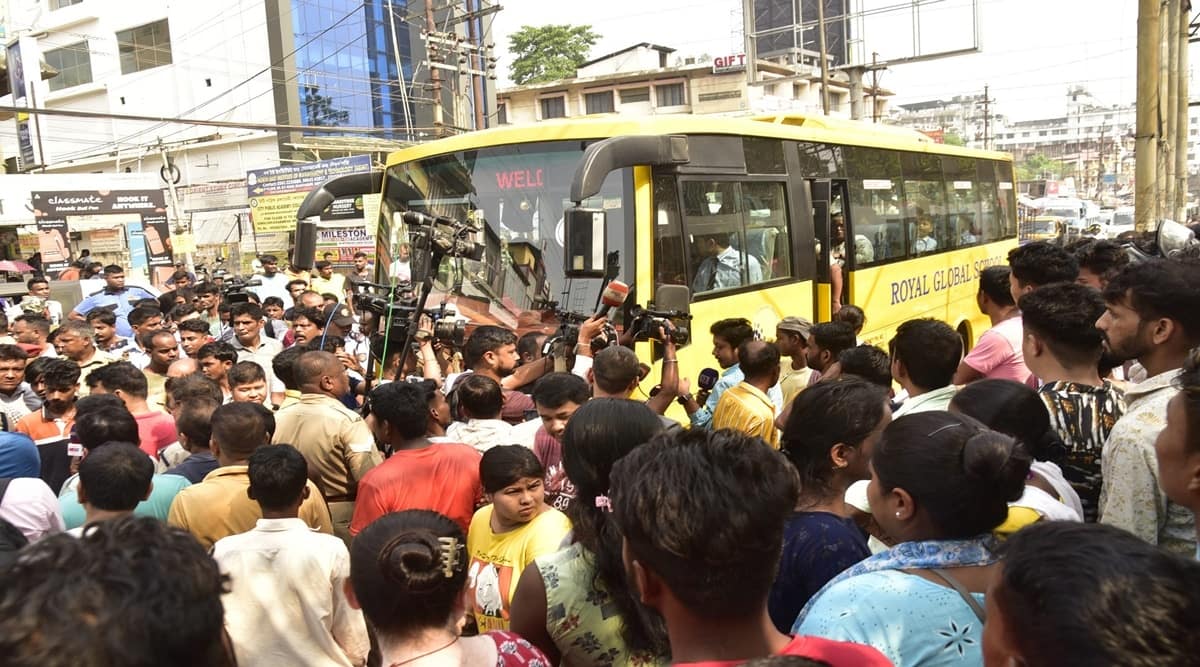 Schoolgirl killed as bus hits two-wheeler in Guwahati | North East India News