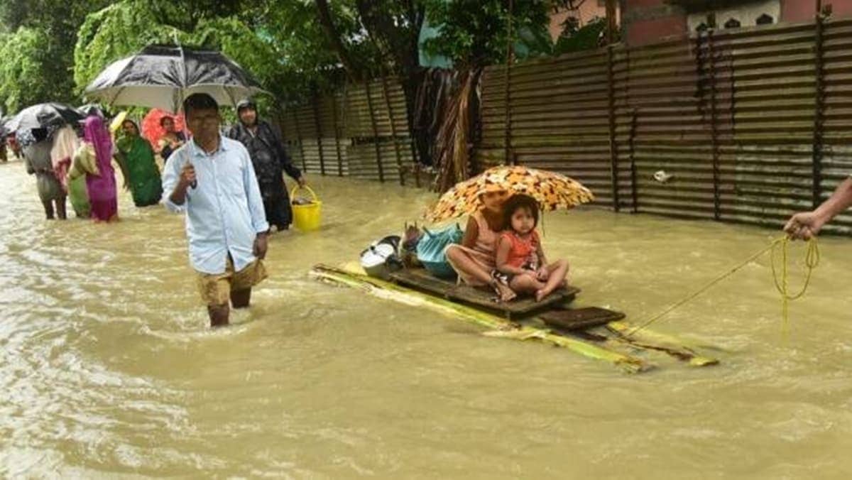Assam flood situation grim, 54.5 lakh hit, 12 fresh deaths | North East India News