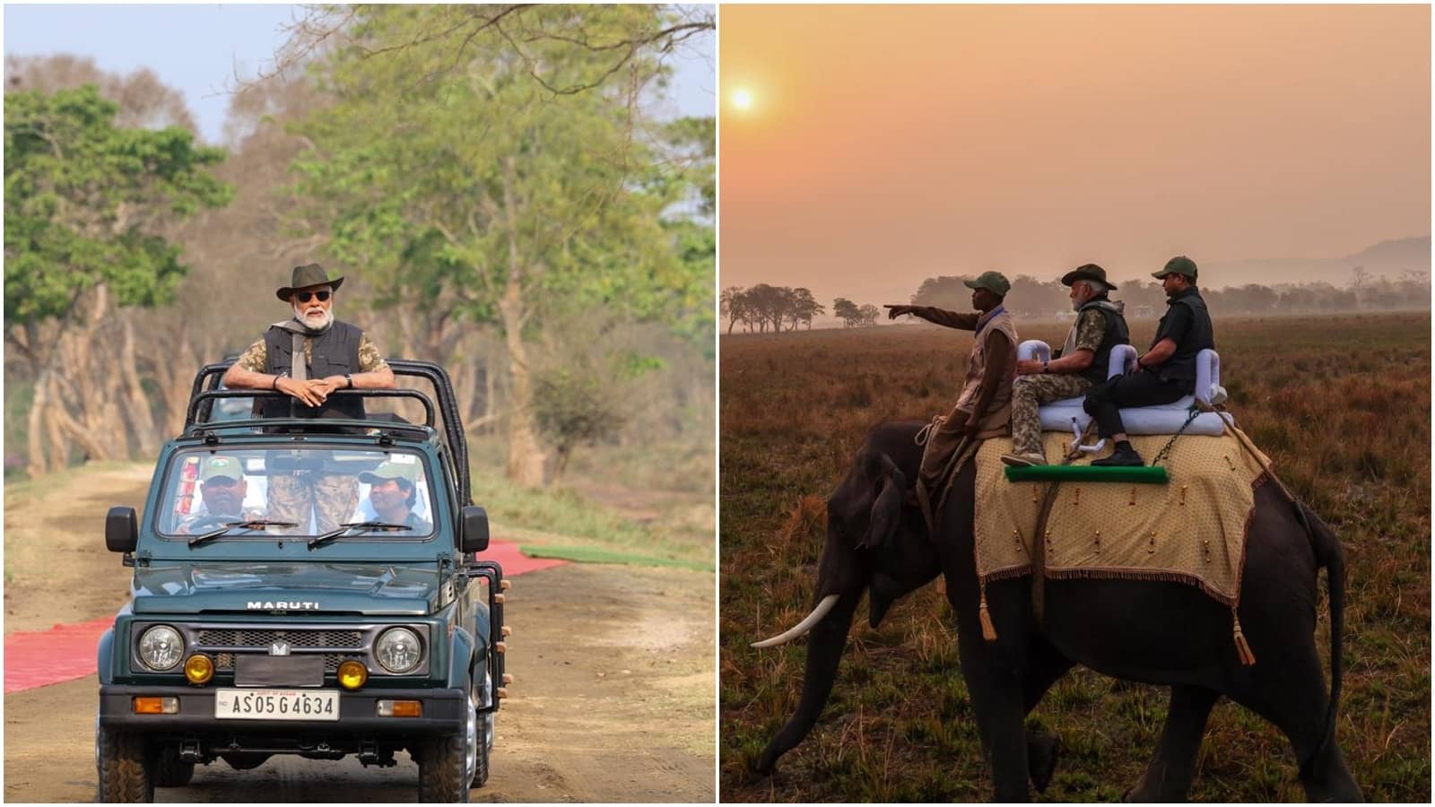 An elephant safari, interaction with forest officers in Kaziranga: PM Modi’s day out in Assam | North East India News